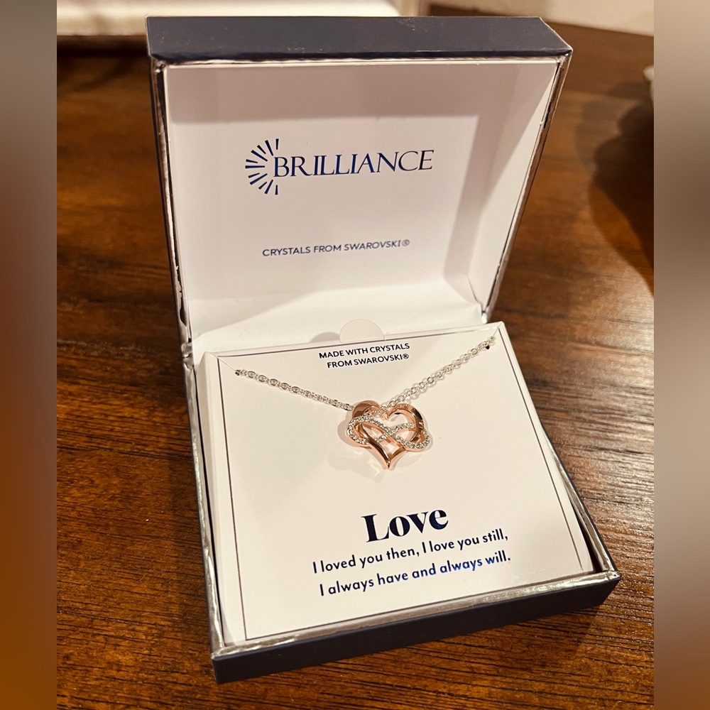 Brilliance Swarovski Love Necklace
